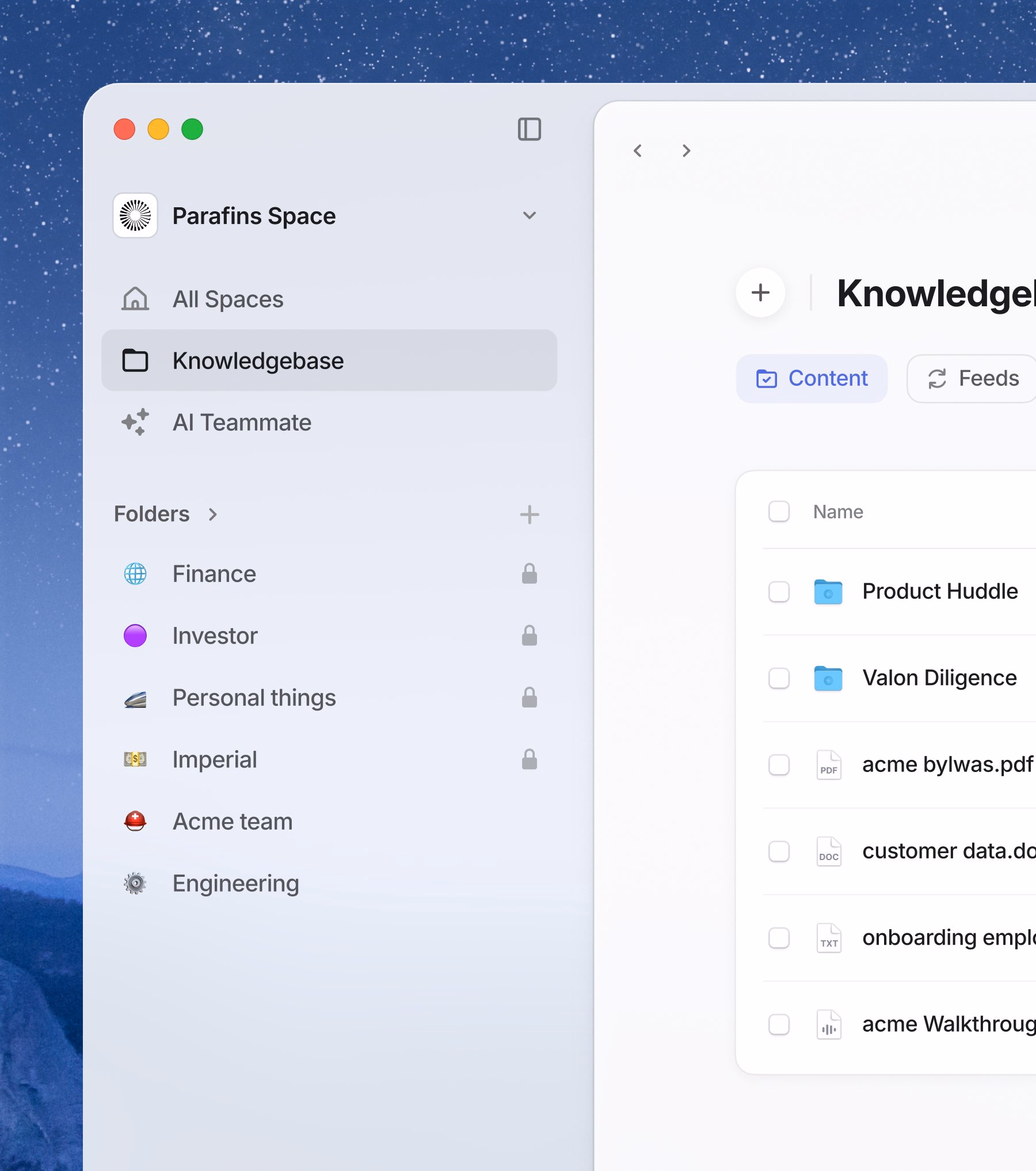 knowledge base / components - Kevin