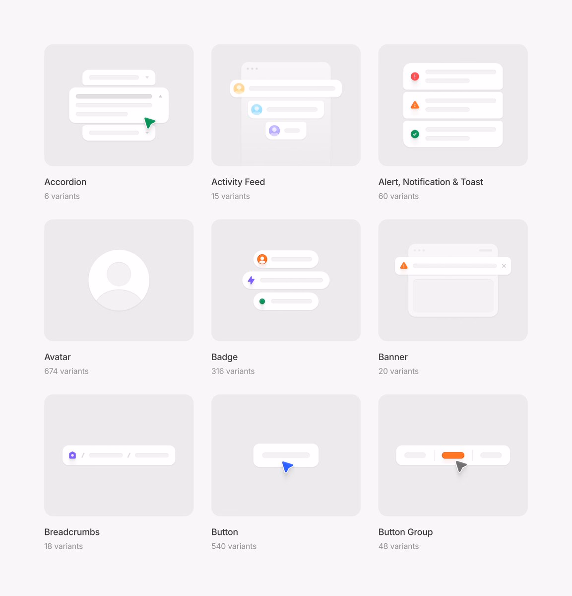 Thumbnails of components (2) w / @alignui - Erşad