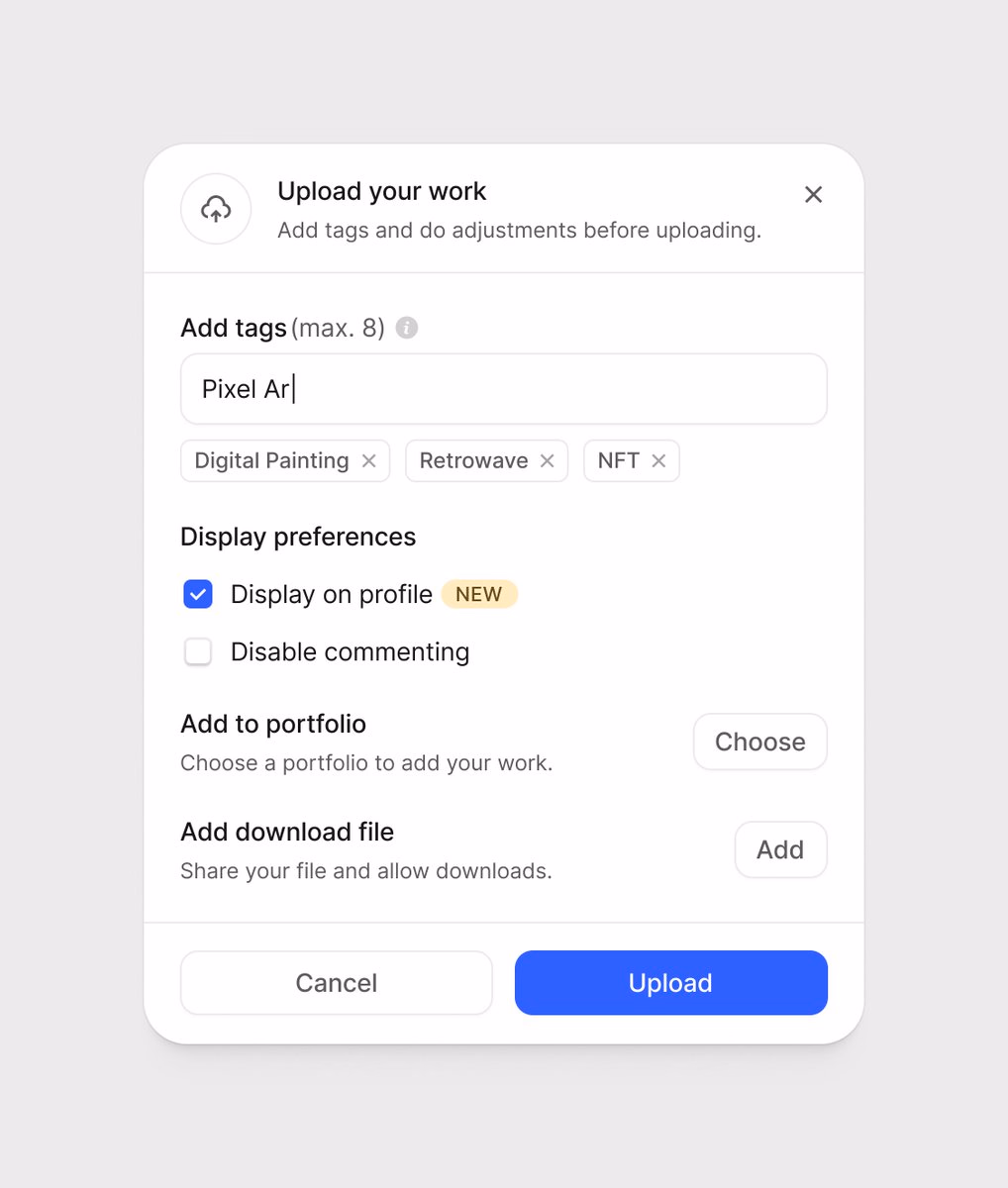B037 — Upload your work w / @alignui - Erşad