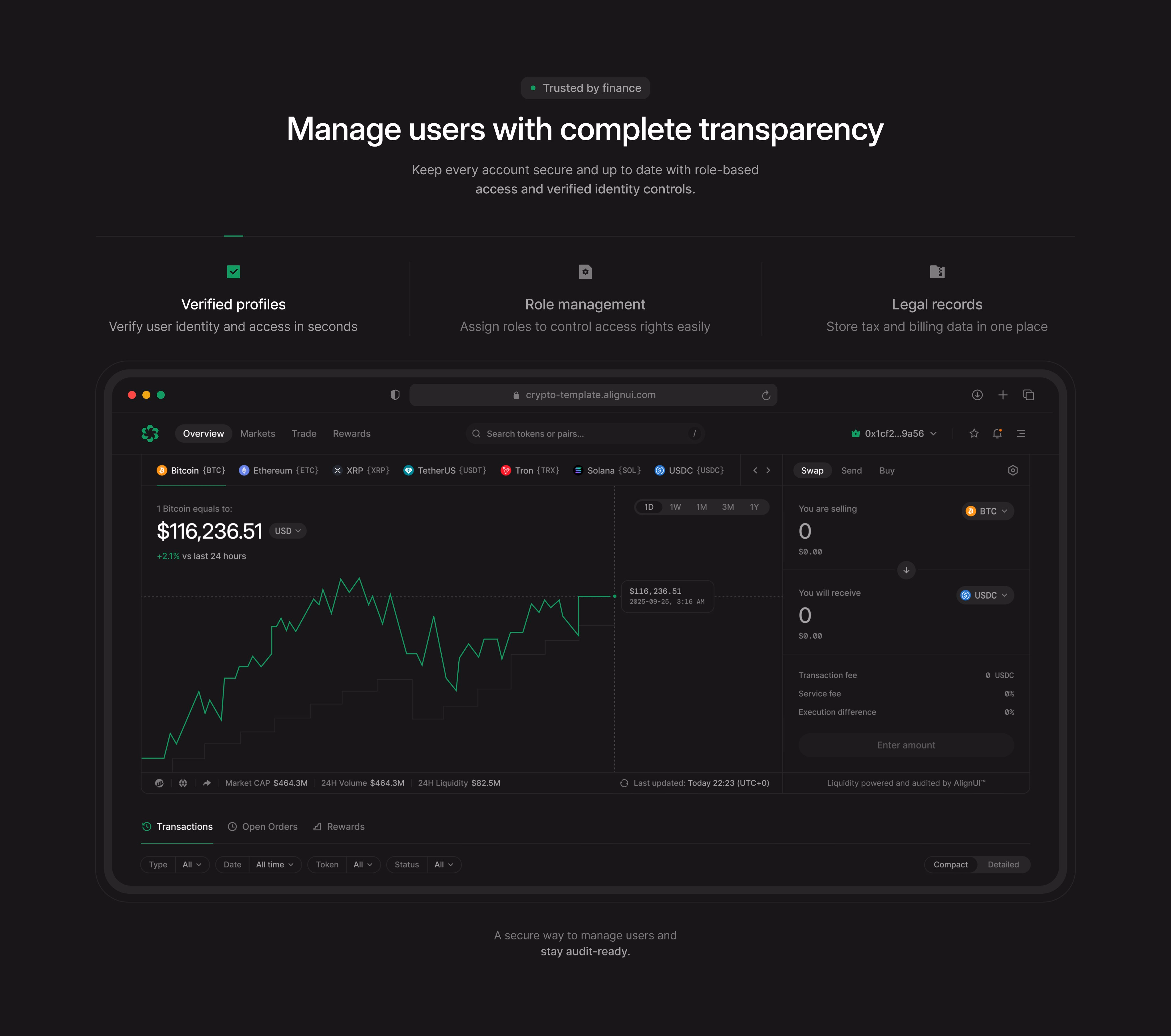 Feature section Landing page kit on the way... w / @alignui - Erşad