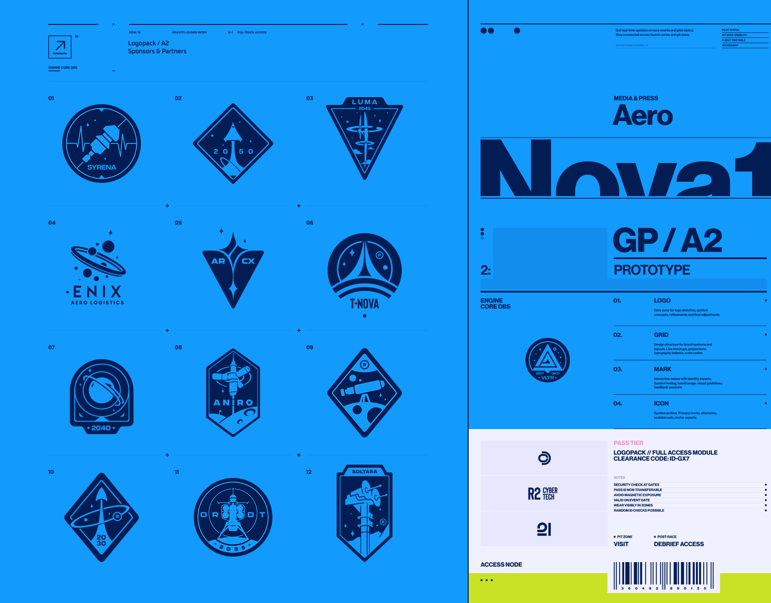 While working on the second set of logos for Nova GP, I decided to... - Mike I Creative Mints
