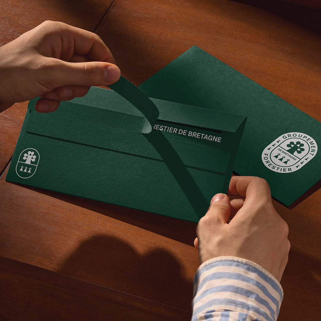 Groupement Forestier de Bretagne Branding Mockups used in this proj... - Mockup Cloud