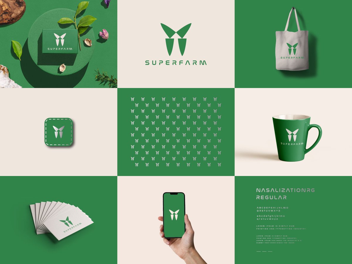 SuperFarm Logo design - Joyanta Roy - Logo and Branding Designer