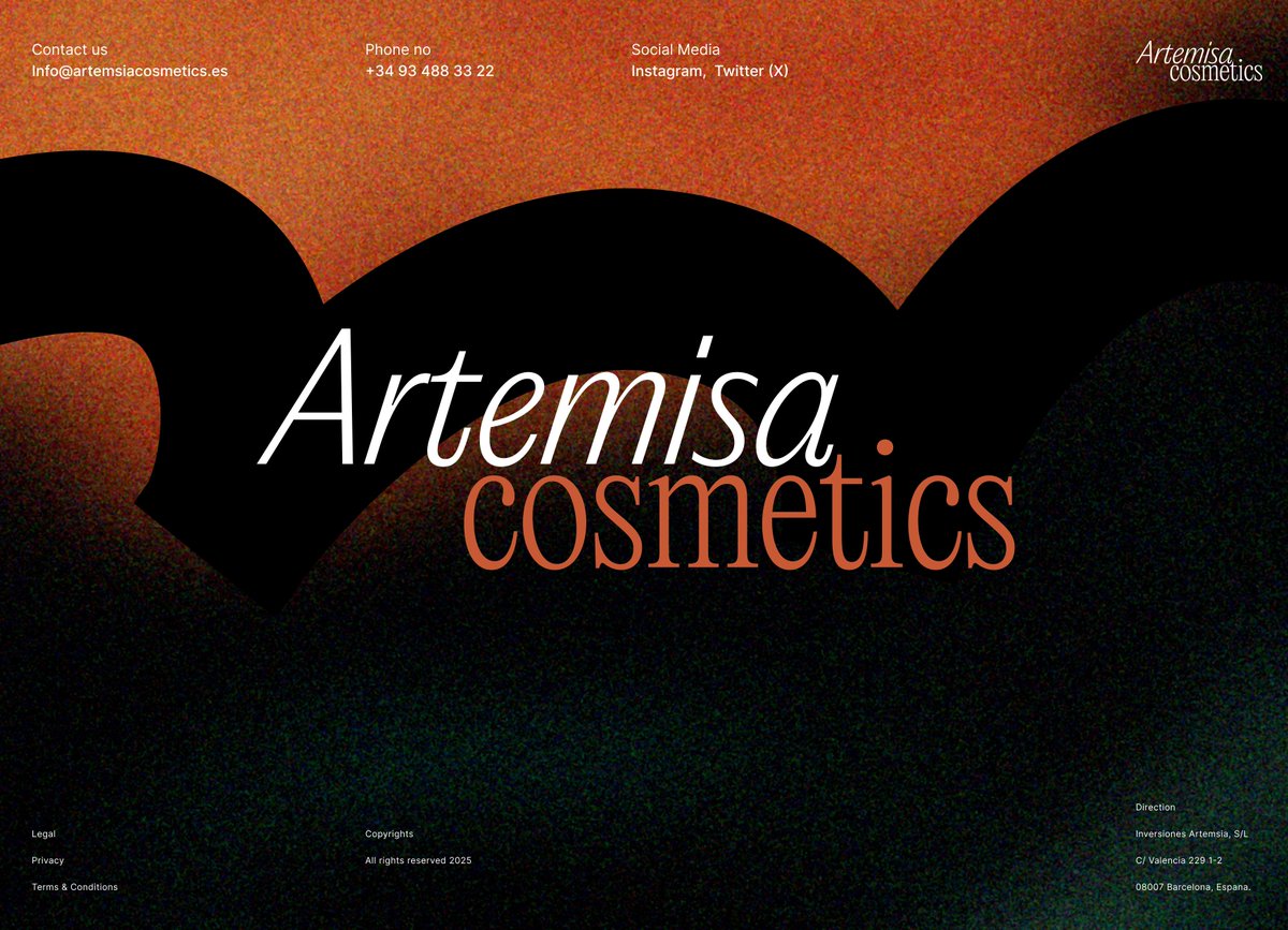 Footer is not boring anymore! Footer designer for Artemisa Cosmetic... - Basit A. Khan