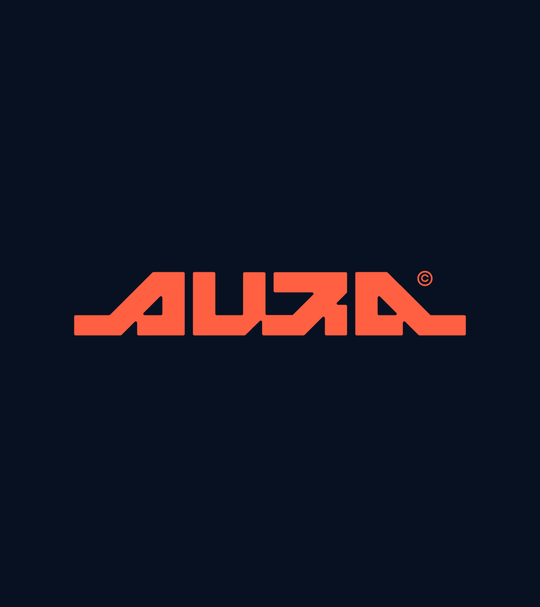 AURA© / Futuristic Logotype - Renz Ward