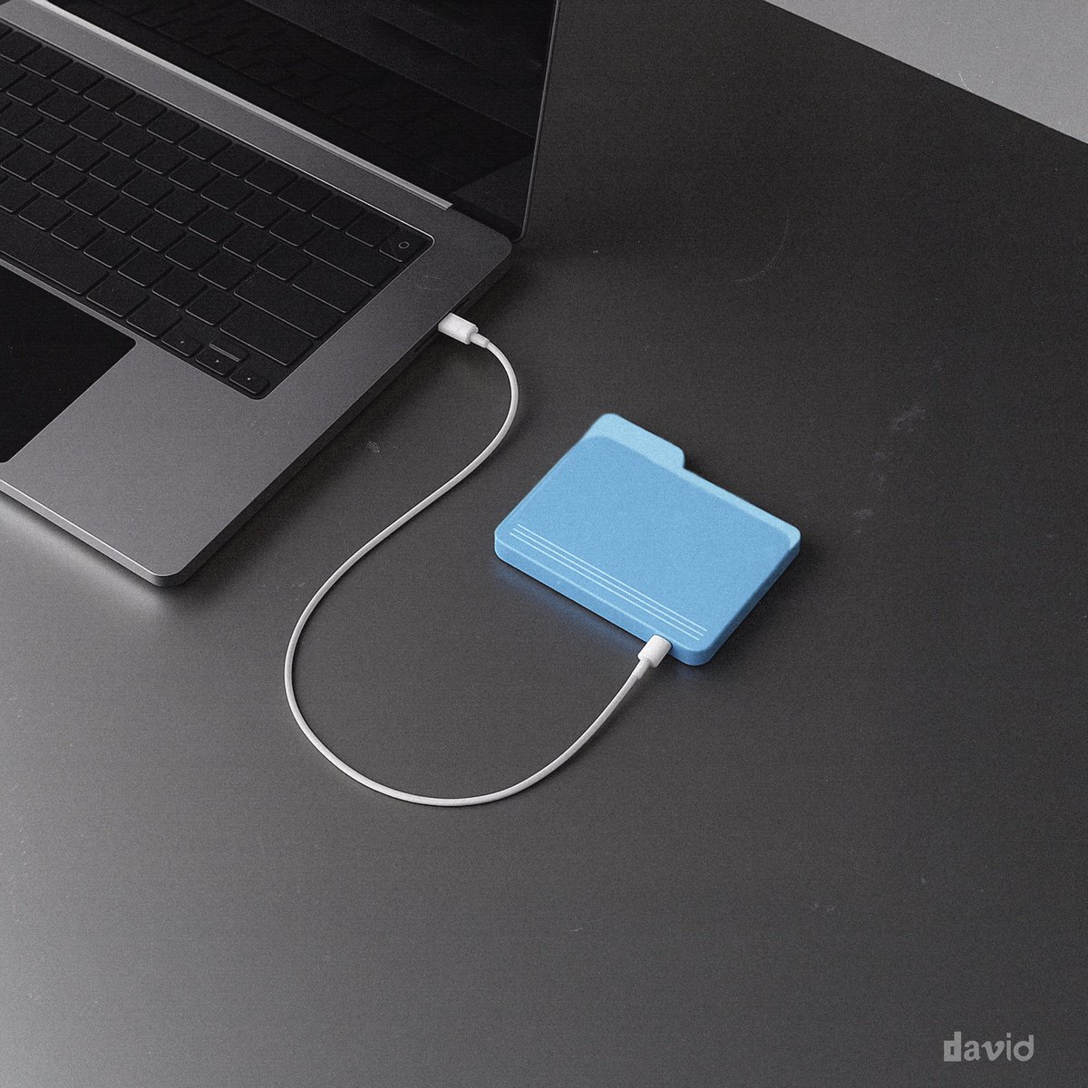 Apple Folder Hard Drive - David Delahunty