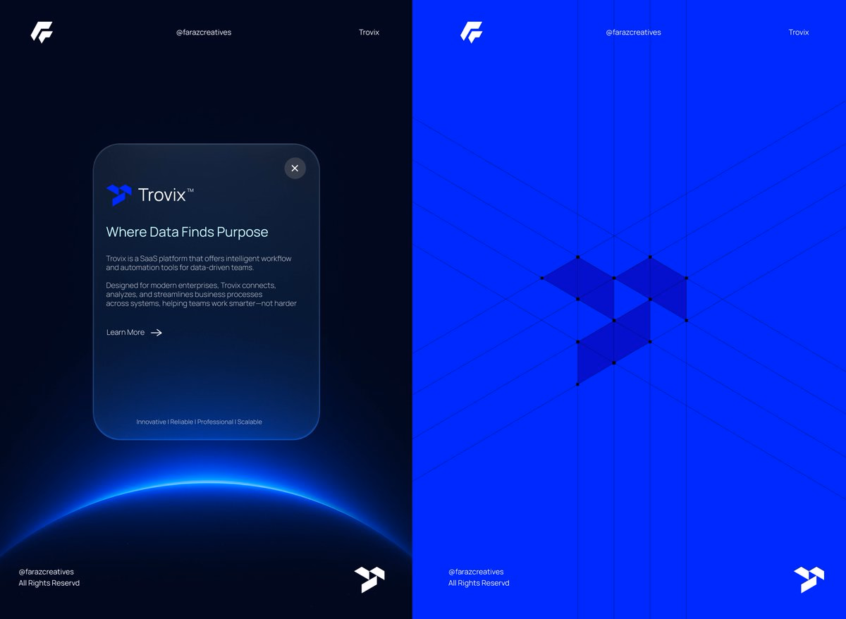 Trovix Logo Design! - Faraz - Strategic Logo & Identity Designer