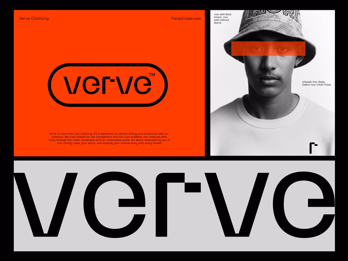 Verve Clothing - Visual Identity - Faraz | Brand Designer