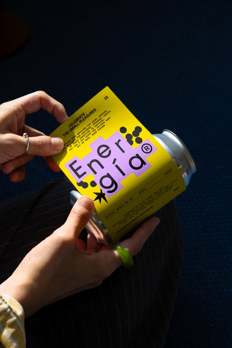 We've curated a selection of can mockups from Scene Number's Energí... - The Brand Identity