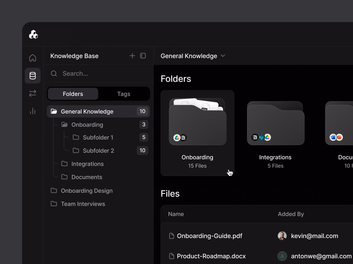 AI Knowledge Base / Dark Mode - Kevin