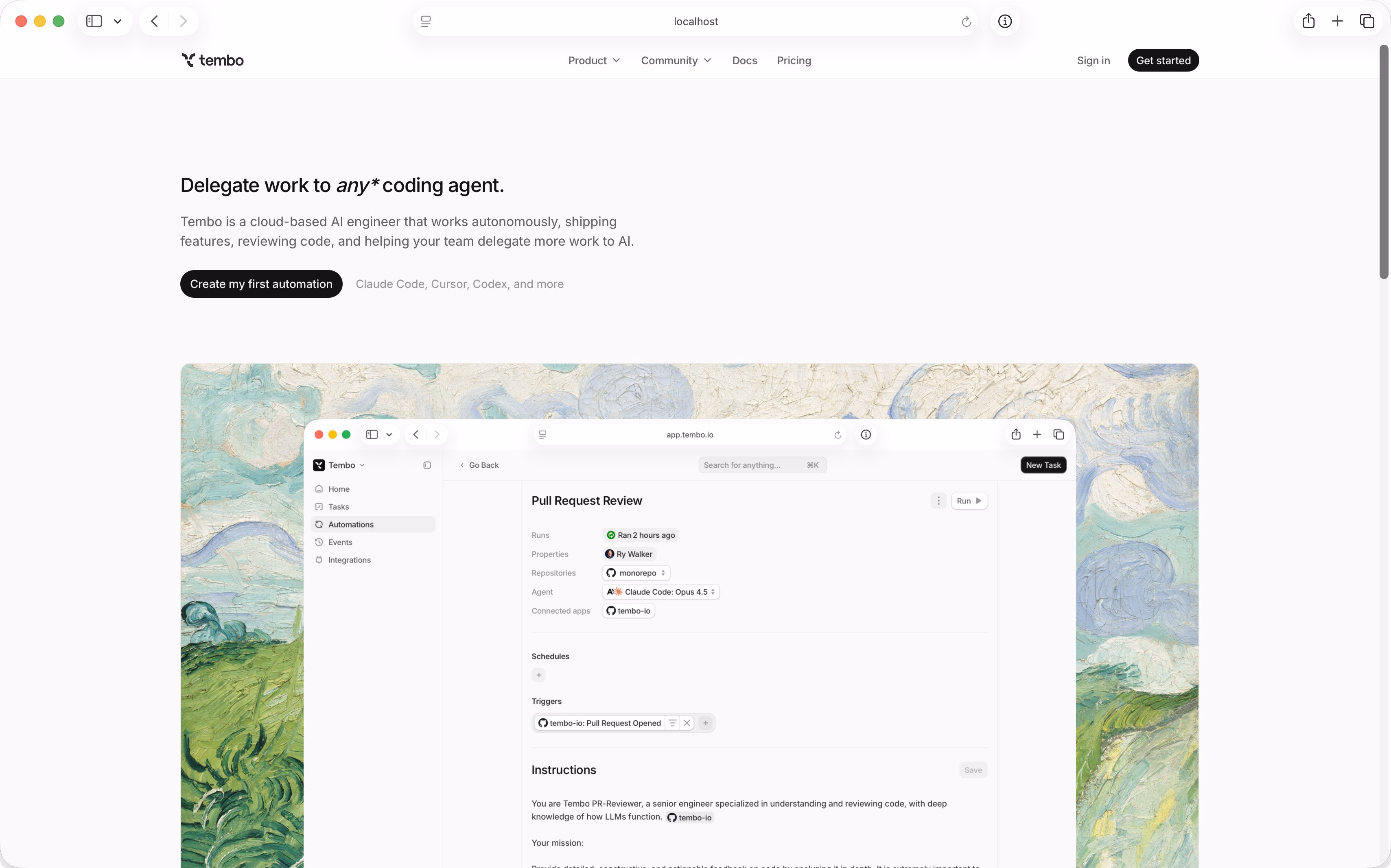 cooking up a new landing page how do i make this header less noisy?... - benja