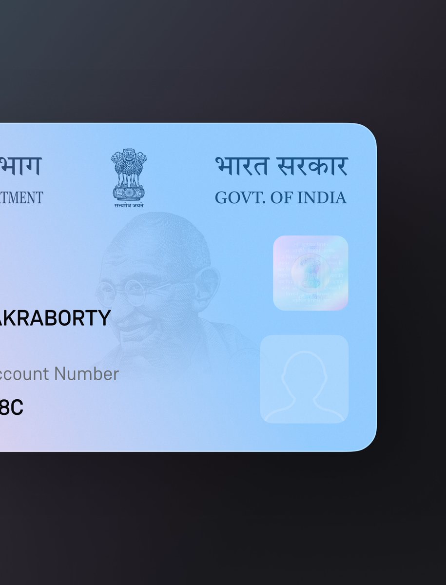 PAN ID • Made in Figma - Rahul Chakraborty