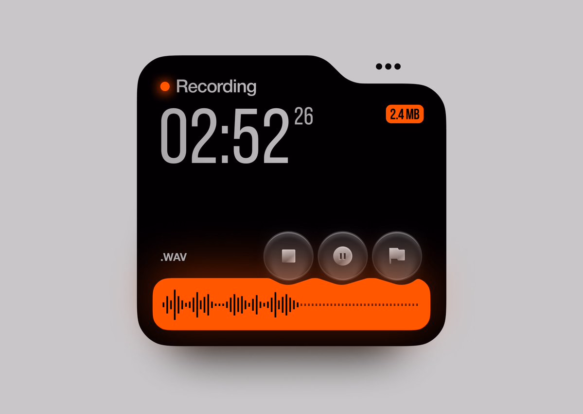 Voice recording application design - Oleg Kulik