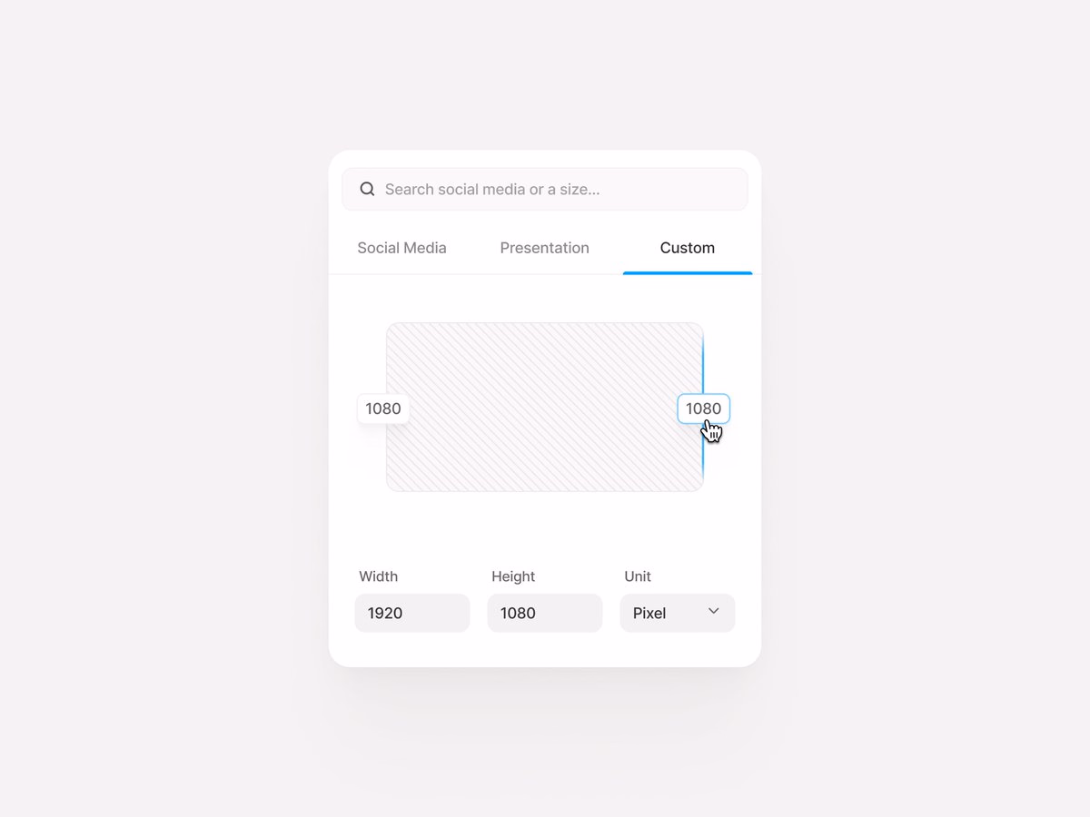 Size Customisation → @Postable_App - Aryana Shakibaei ✦