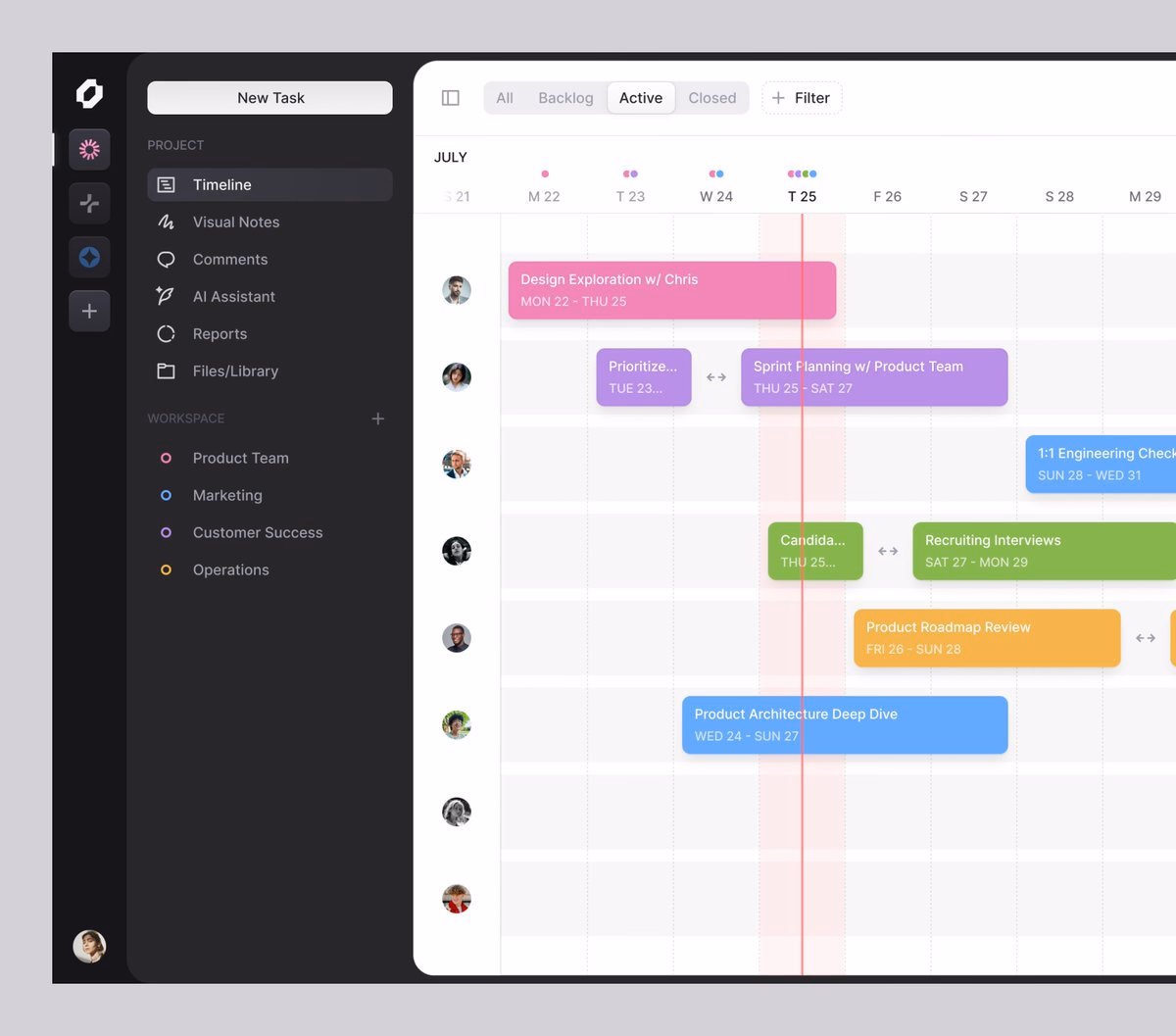 Timeline layout - Davide Pacilio