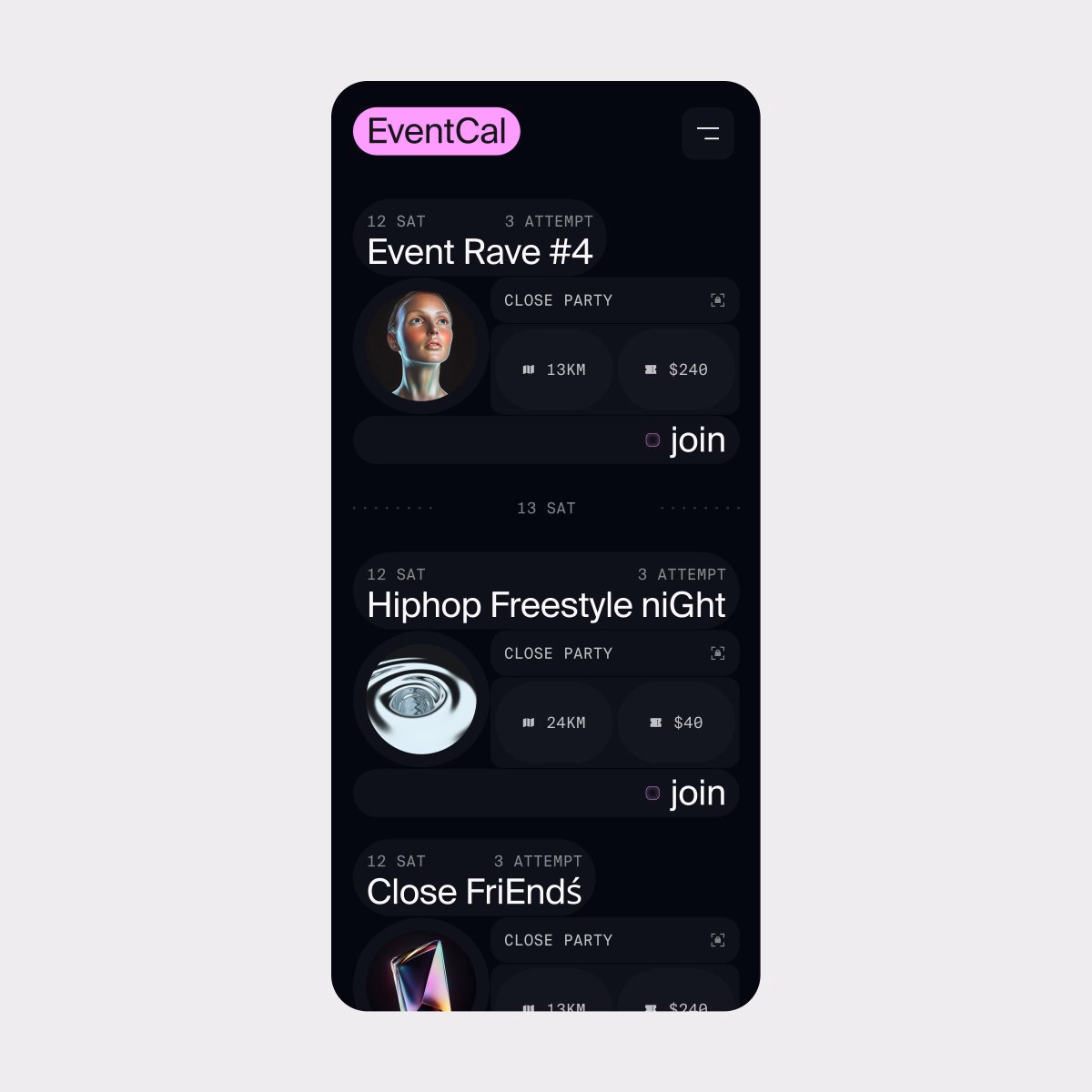 Discover local events in your area @intrfacer - Oğuz B