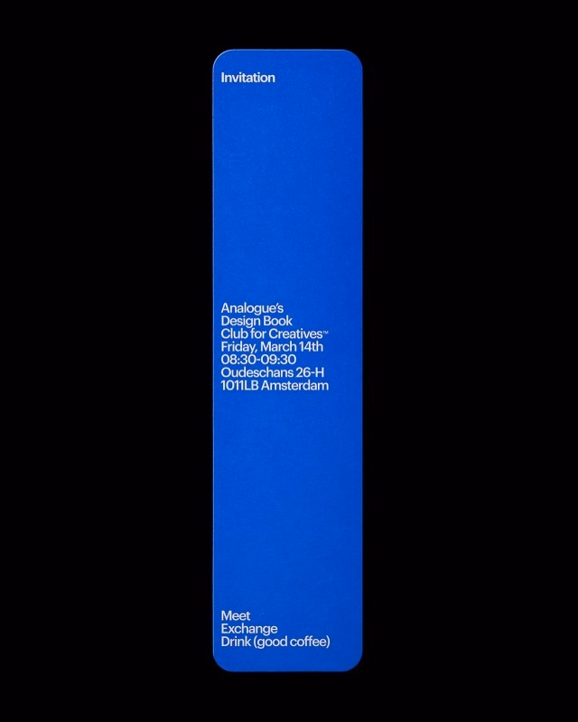 Analogue / Design Book Club for Creatives™ / Invitation / 2025 [htt... - SearchSystem™