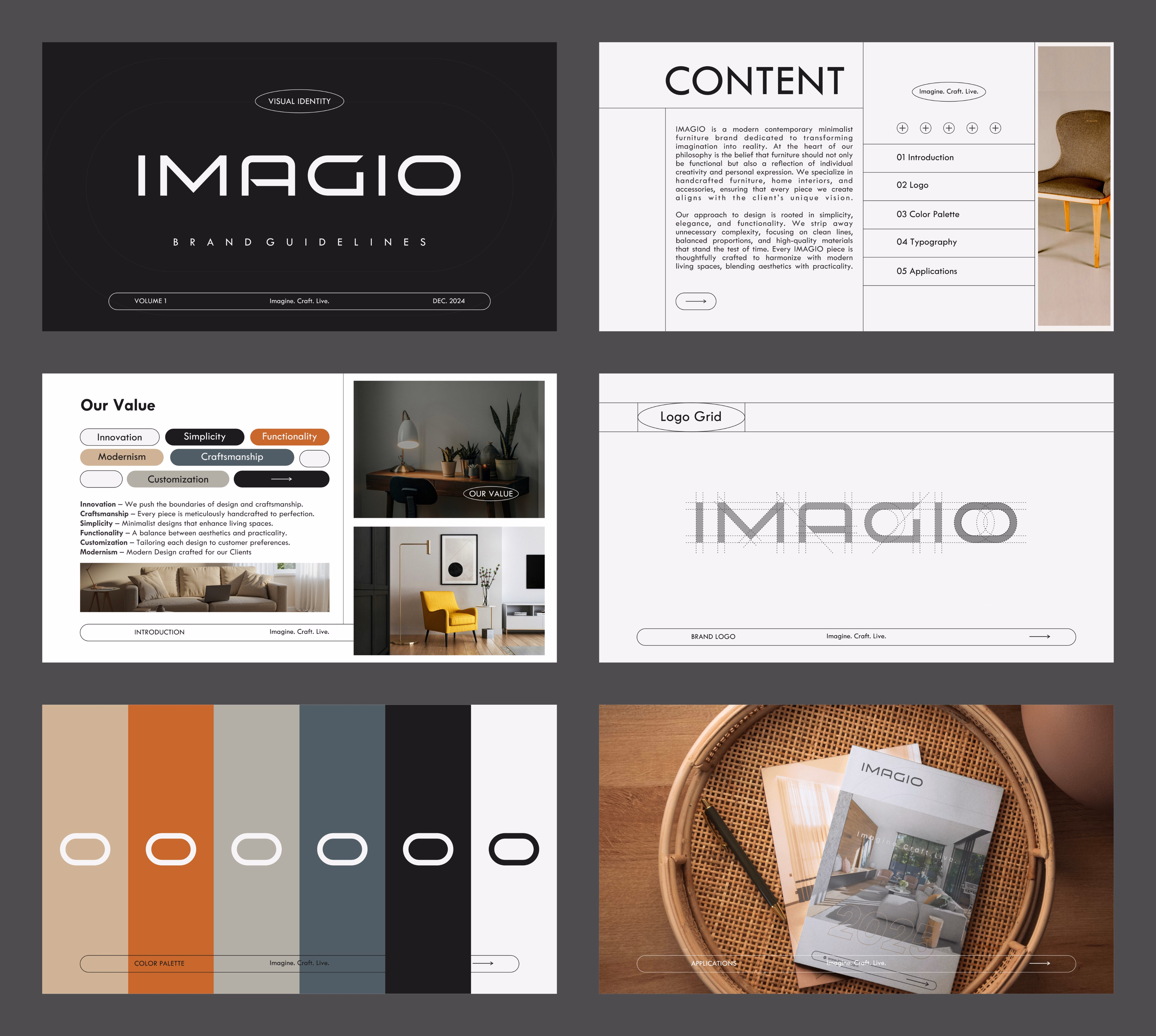 Brand Guide Design for IMAGIO - Diadem