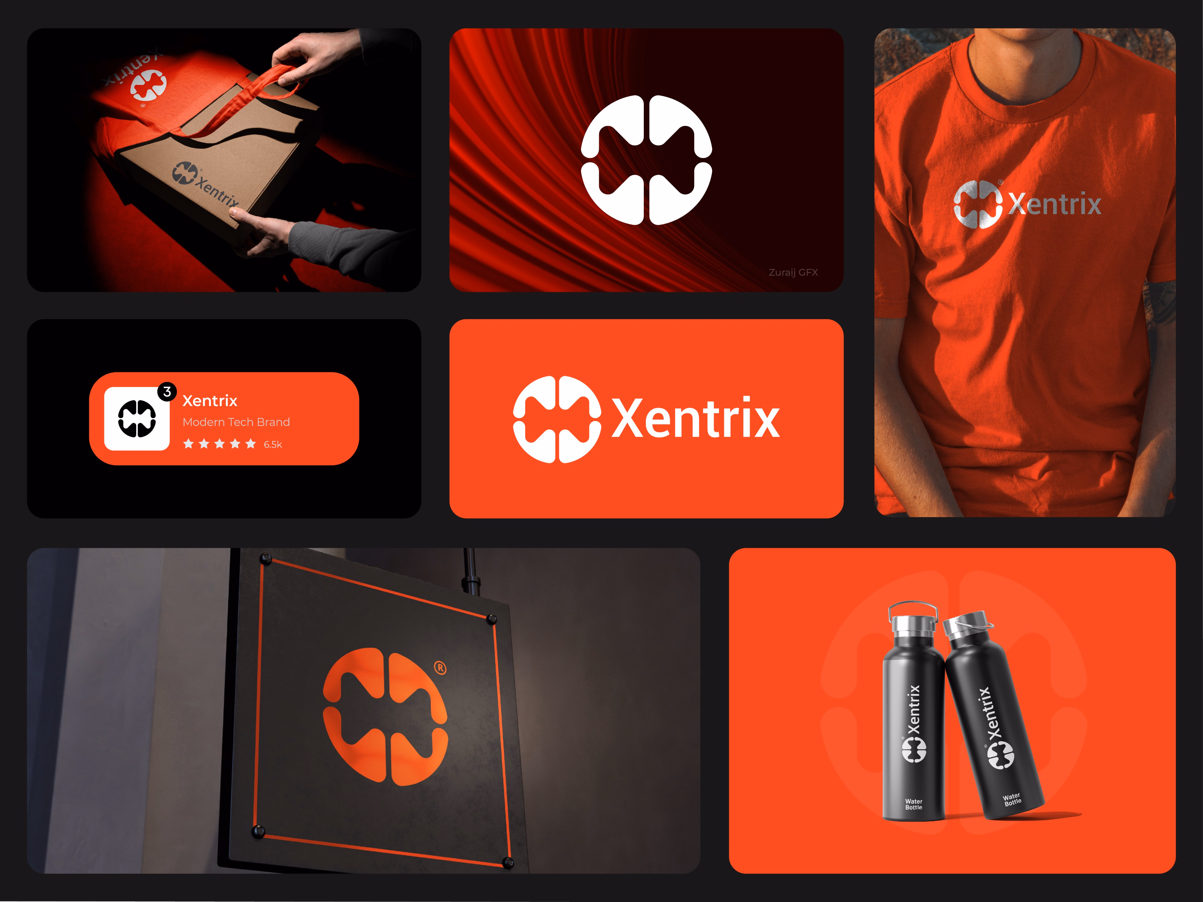 Xentrix - Brand Identity Design. - Zuraij Tamim Ahmad