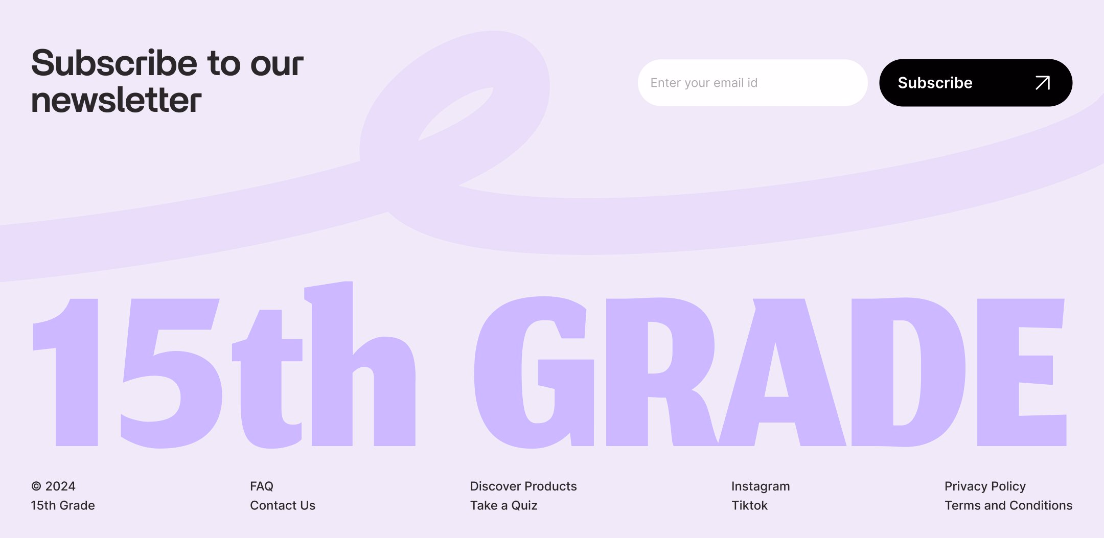 Clean footer design. - Breeje Anadkat