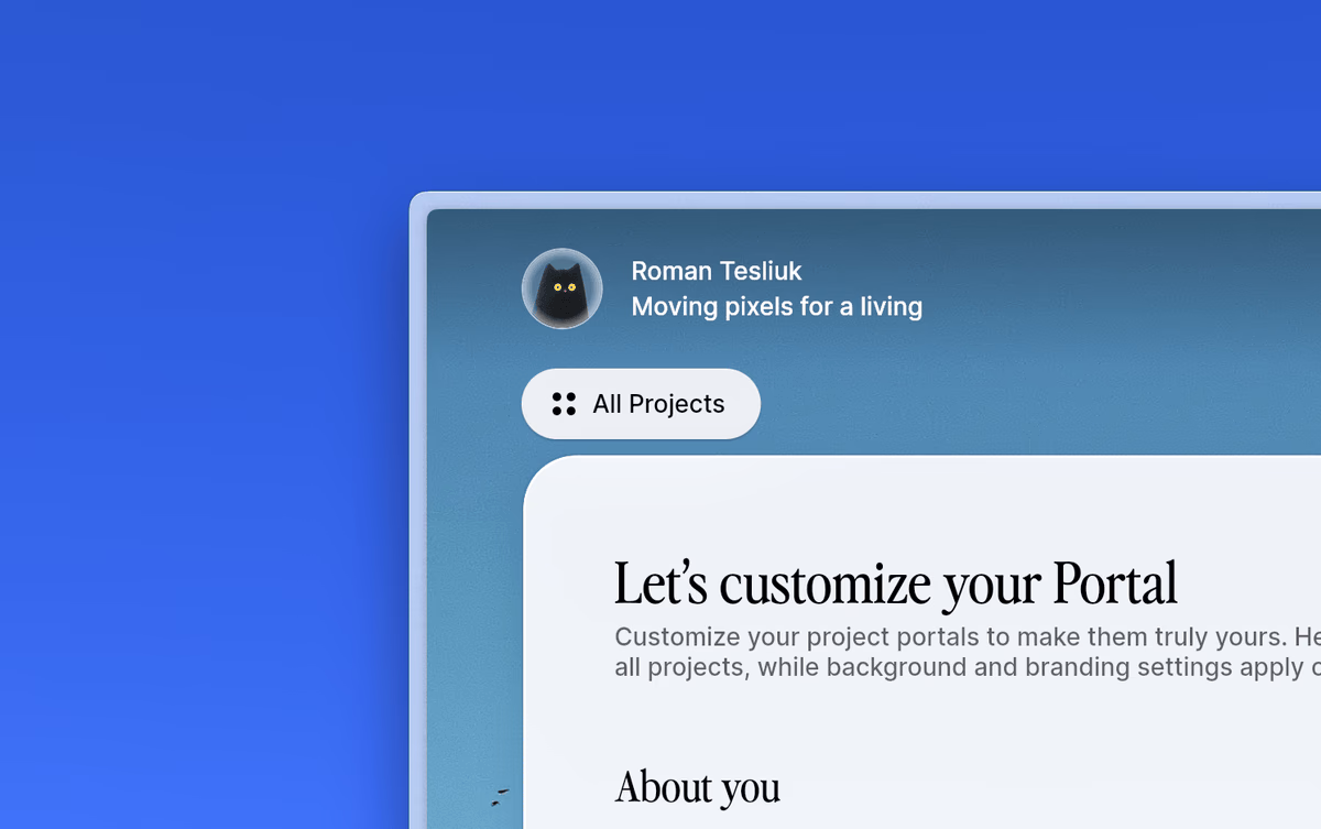 Profile picture placeholder on Portal - Roman Tesliuk