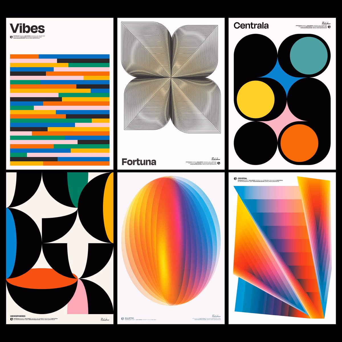 All about abstractions in color. - posterlad