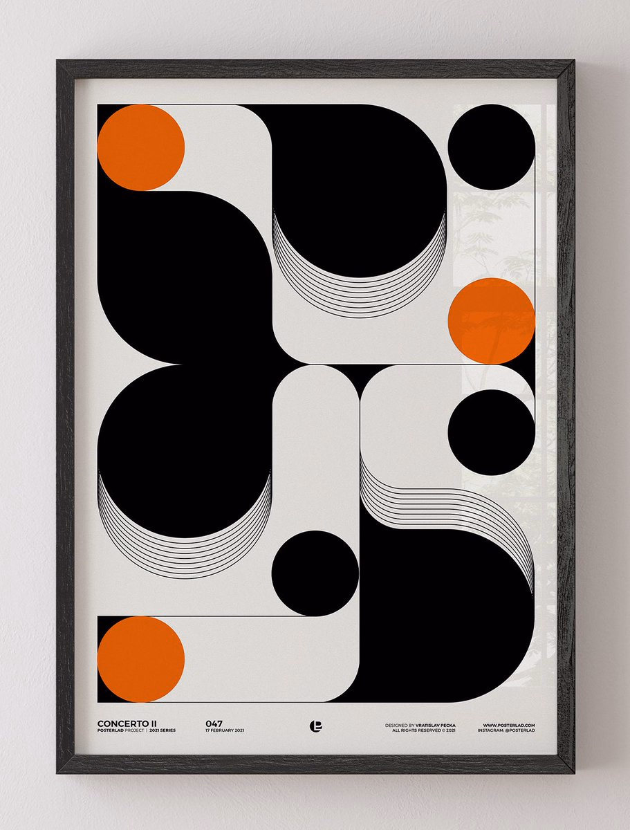 Concerto II (2021). Inspired by music. - posterlad