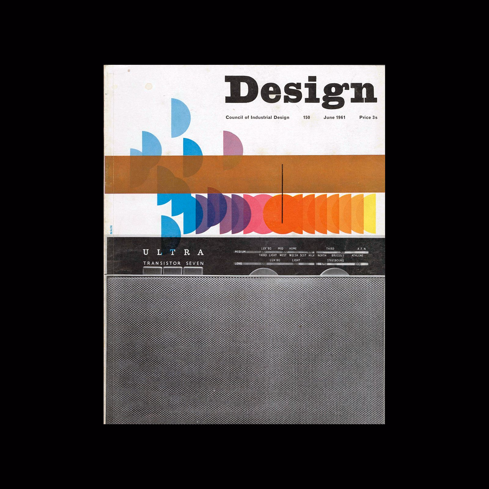 Design, Council of Industrial Design, 150, June 1961. Cover design... - Design Reviewed | Graphic Design History