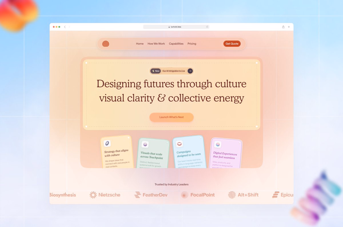 Hero explorations with fun colors! - Tanjim | Design Partner