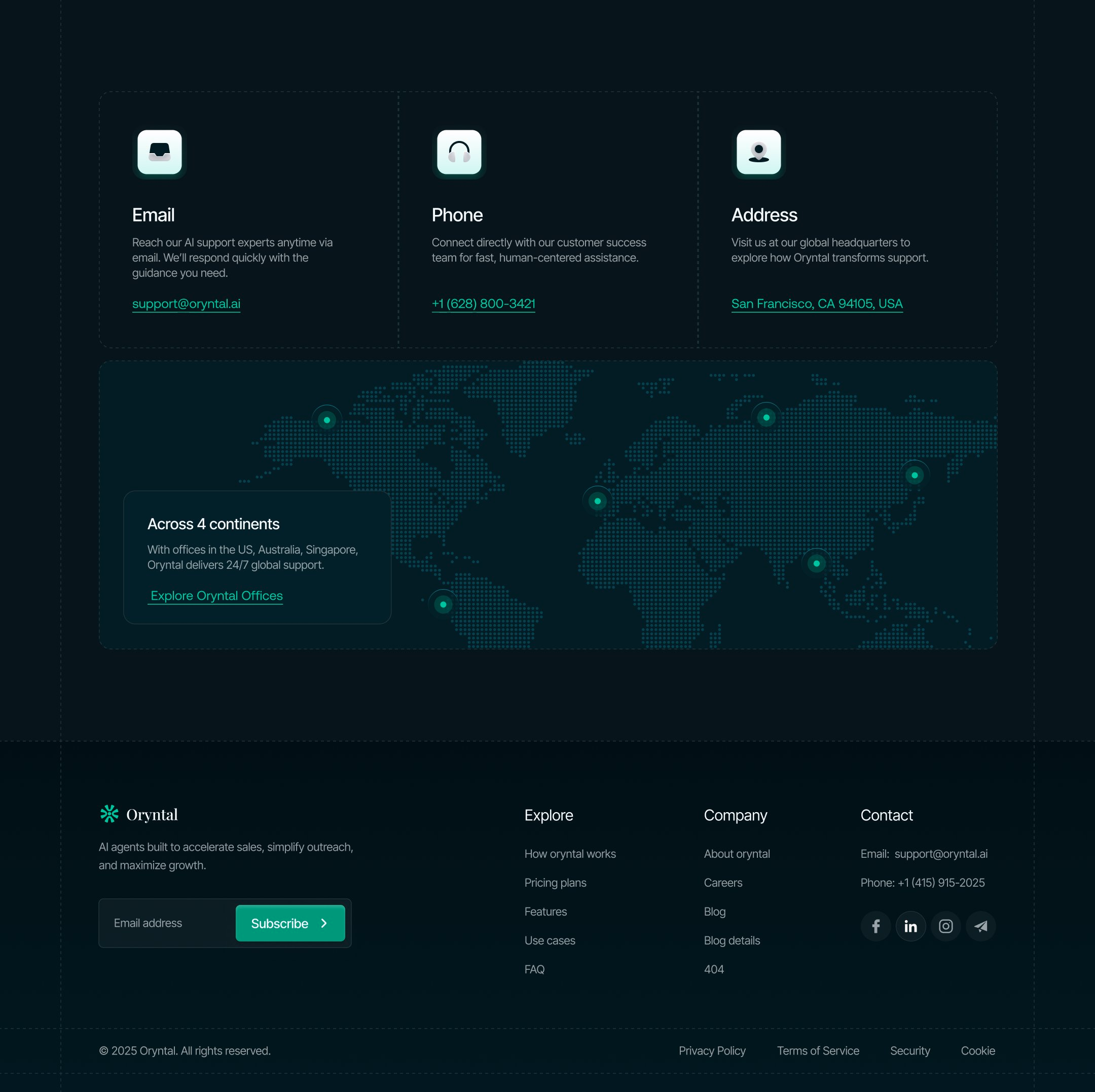 Contact page, section 2 - Tanjim | Design Partner