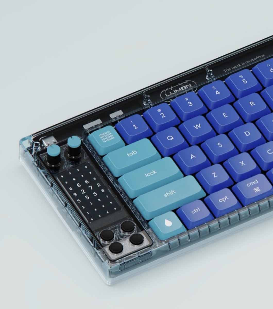 Keyboard is here from @work_louder .. Now we just need the dark blu... - Ras✦Maus