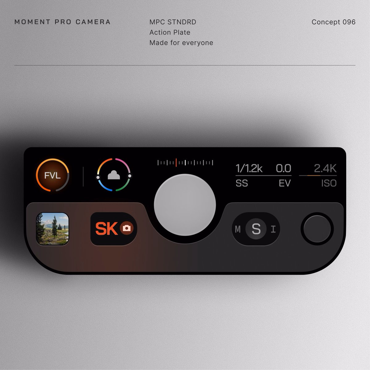 Meet the Action Plate. A dedicated, customizable panel for your cam... - Moment Pro Camera