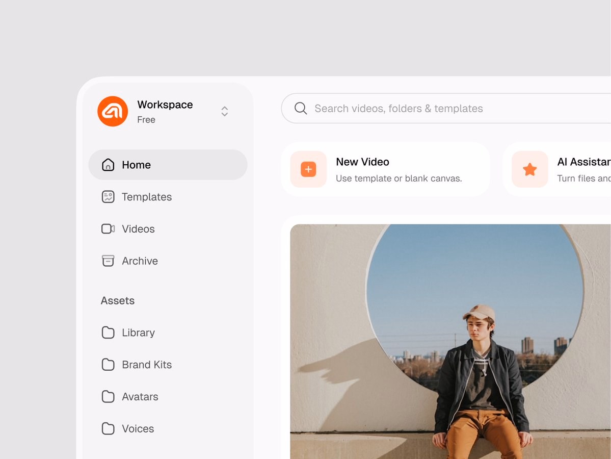 Video-editing WebApp preview. - Roman