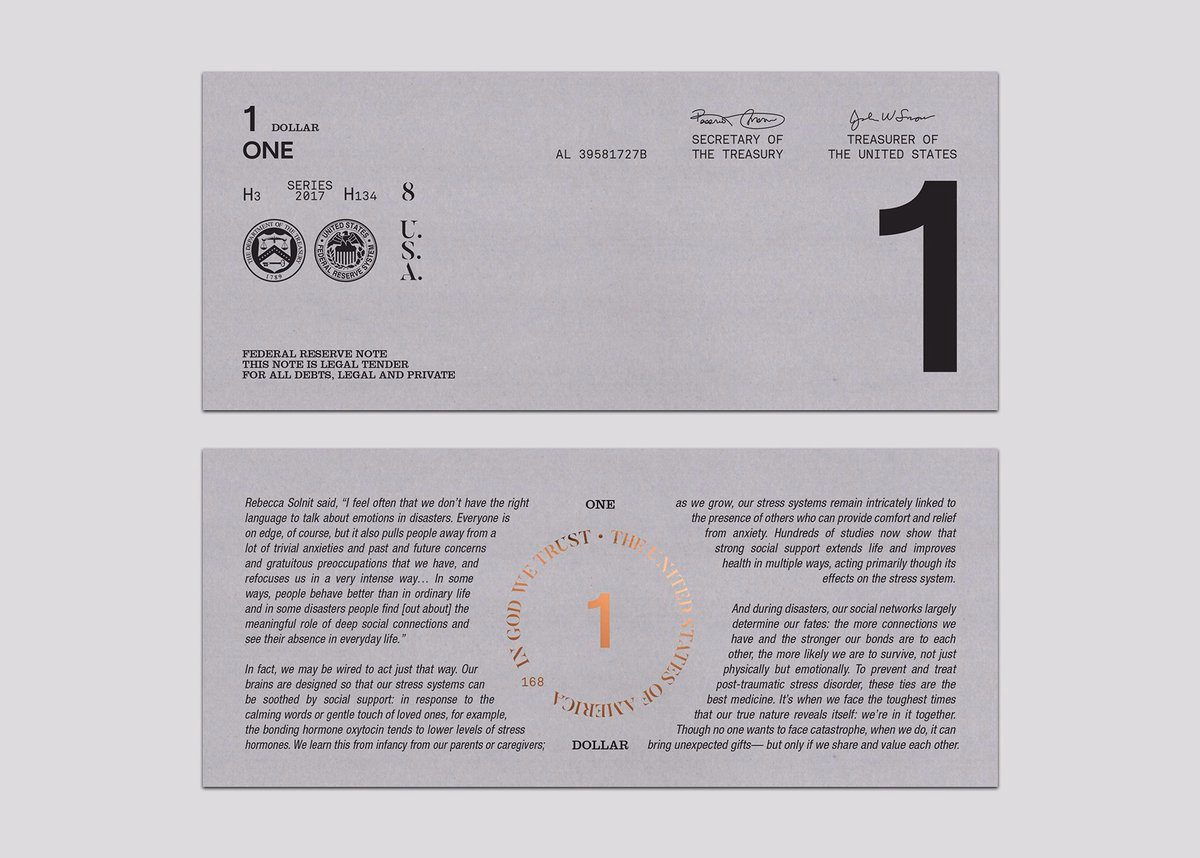 Minimal US currency concept by Raymund Ramirez — thoughts? - Ruben Hume