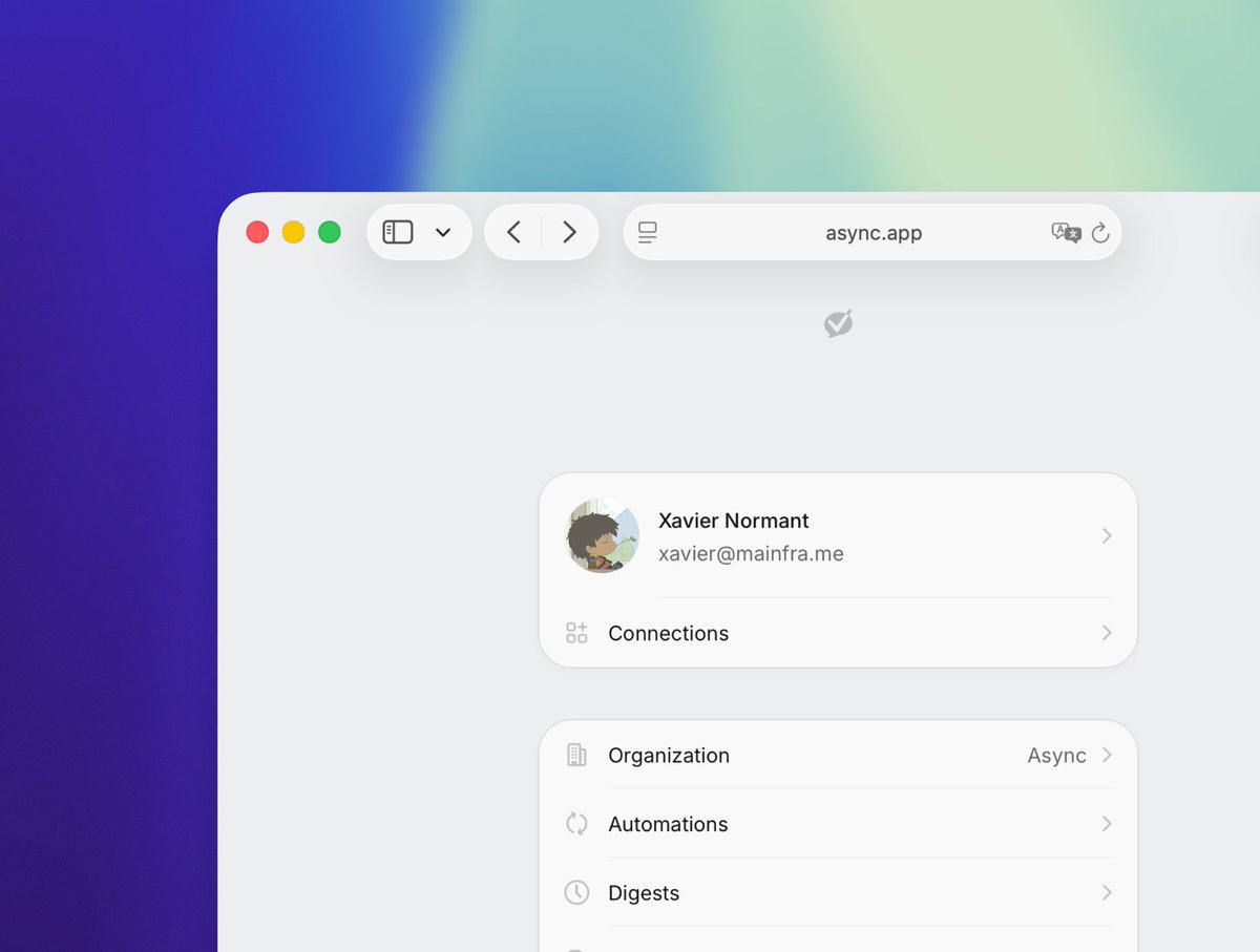 lil dashboard for @async - xavier