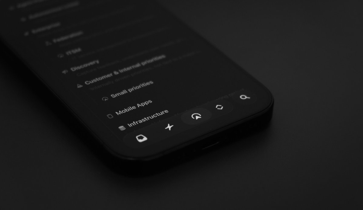 New for Linear Mobile: Customizable navbar Rearrange and pin tabs,... - Linear