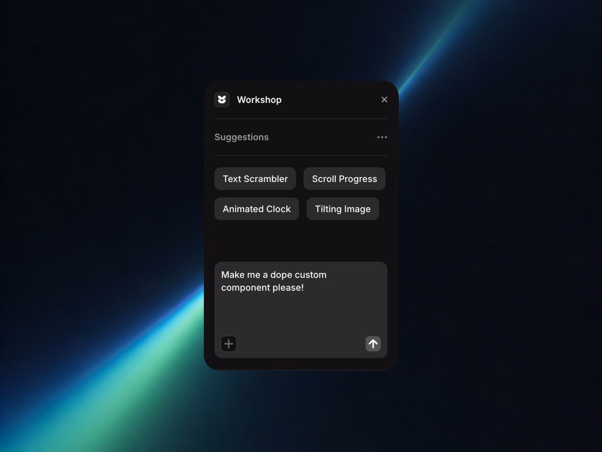 I love working with the @framer Workshop plugin and use it in nearl... - Cédric