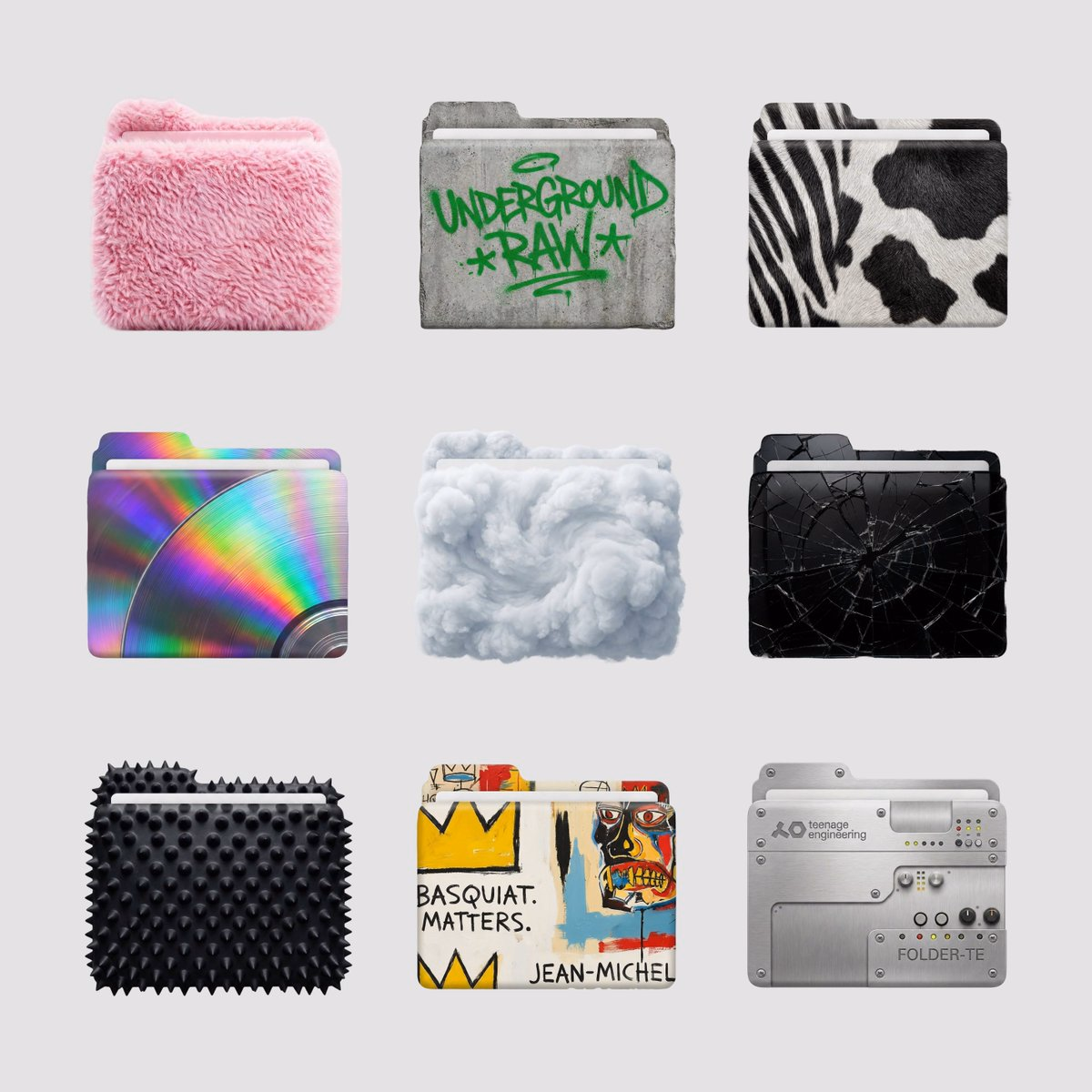As many of you asked I am giving away a set of folder icons for Mac... - Taras