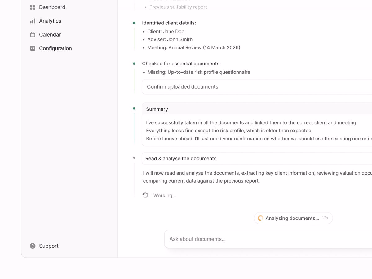 Workflow timeline - Kevin