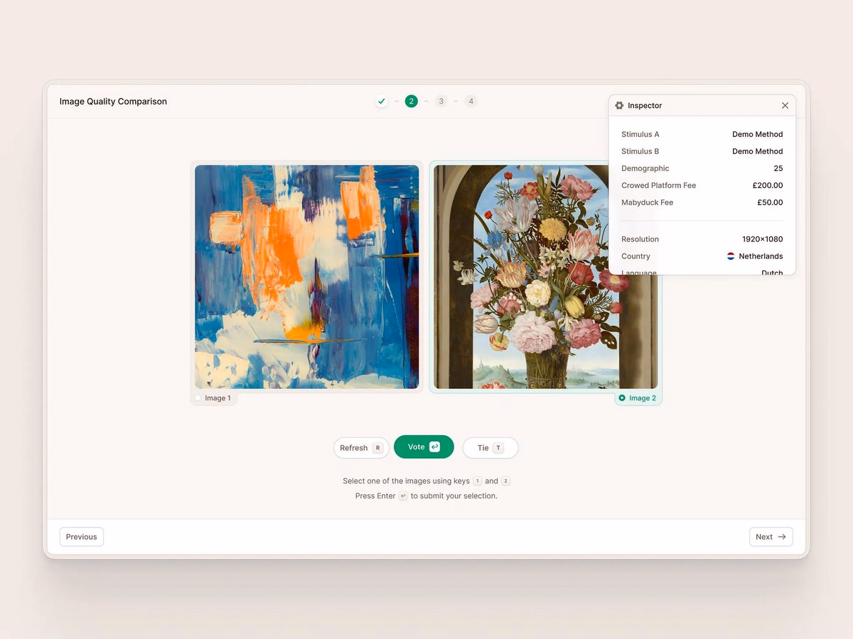 Quality comparison research tool — @neverbeforeco - Jeremy Blaze