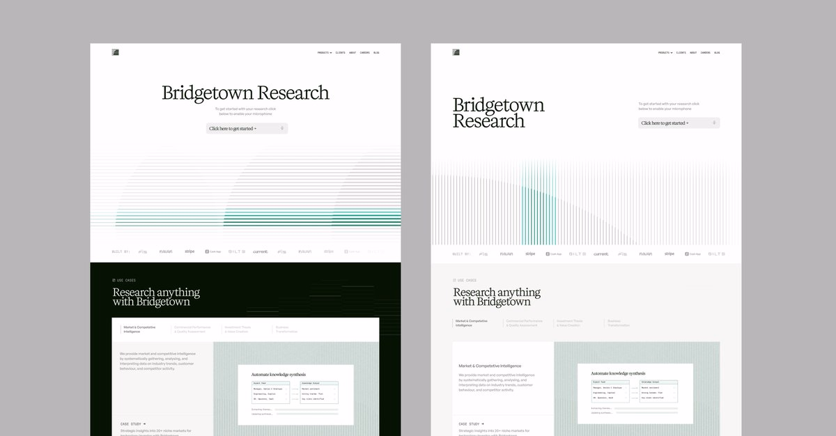 landing page exploration: - Joel Rosen