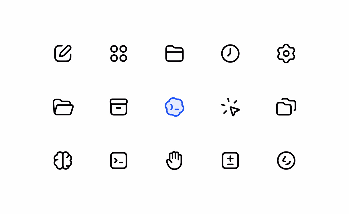 Codex UI icons - Iconists
