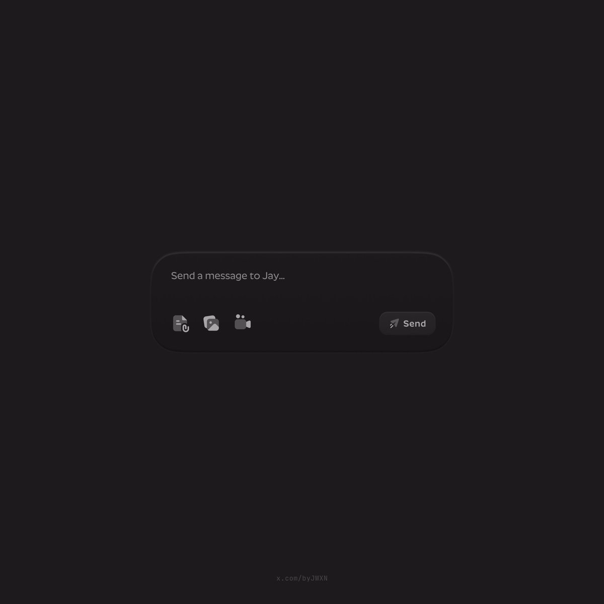 dark chat input - jamie 