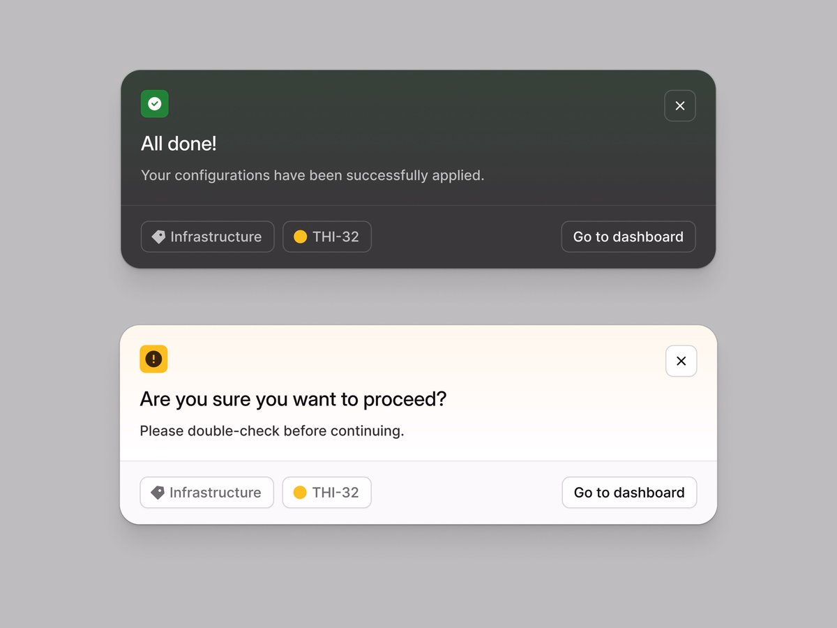 Modal concept - light & dark mode - DejvDesign