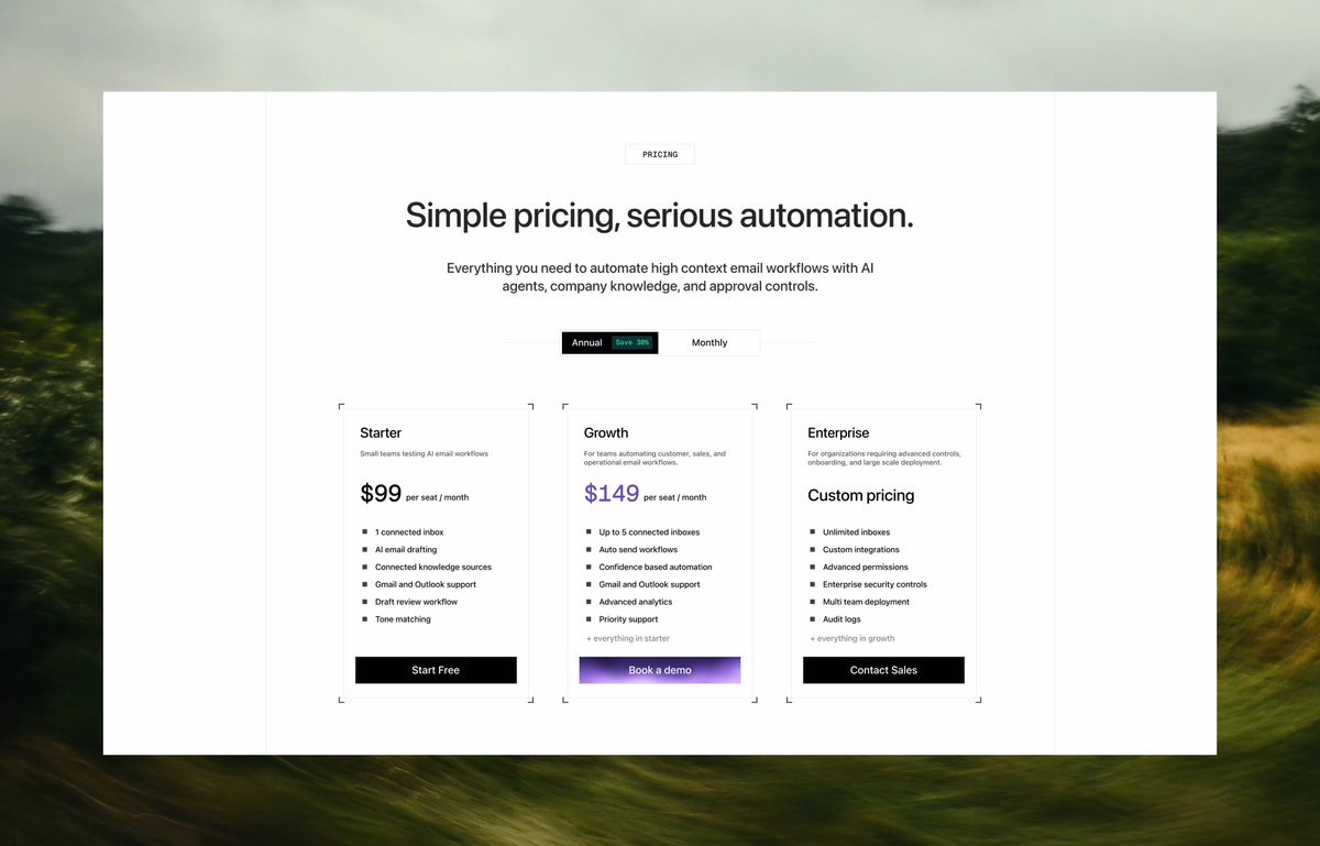 Pricing section for upcoming project - approved after 3 rounds of r... - Nachi.