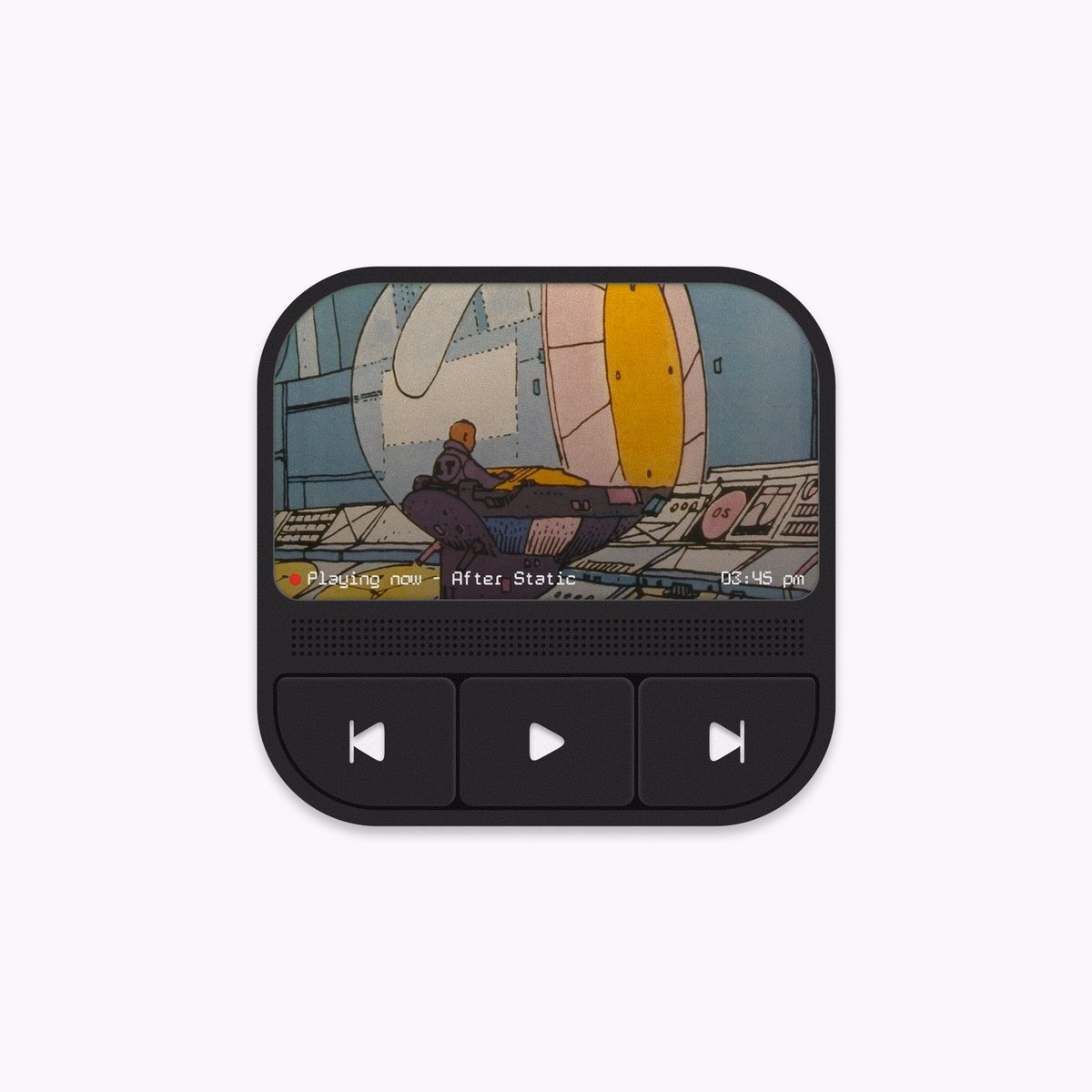 Mini Music player Made in figma thoughts? - Adi