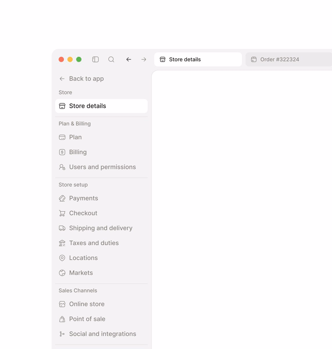 Sidebar / Settings / Expanded - Osha