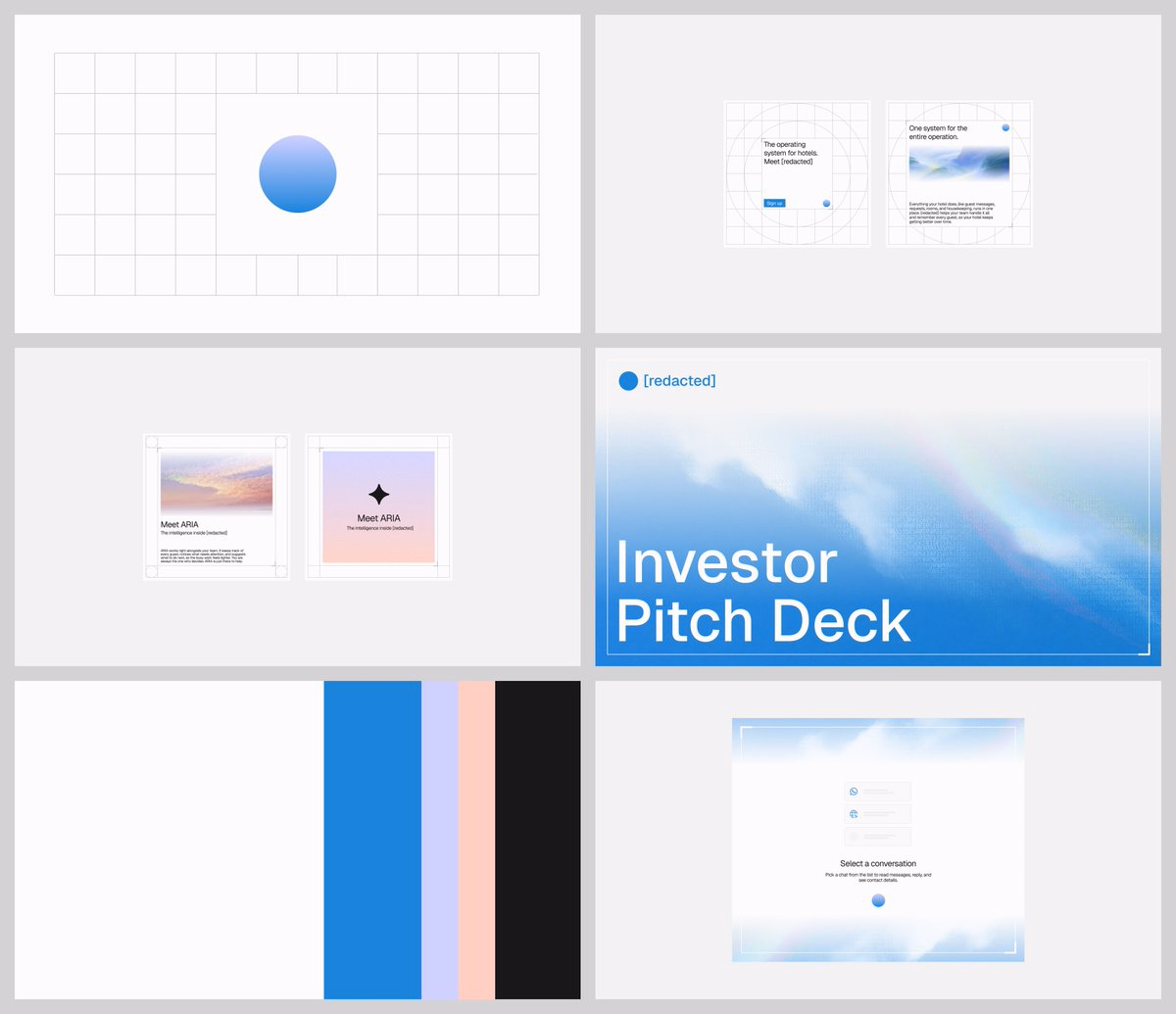 Rejected brand identity concept for [redacted] - Dev Nath
