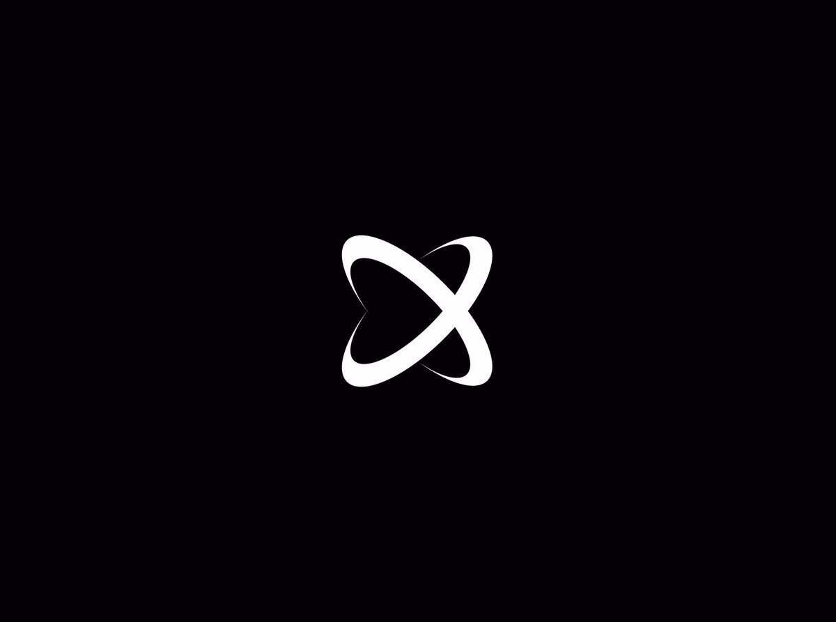 A space-inspired redesign concept for the X logo, merging the lette... - Ruben Hume
