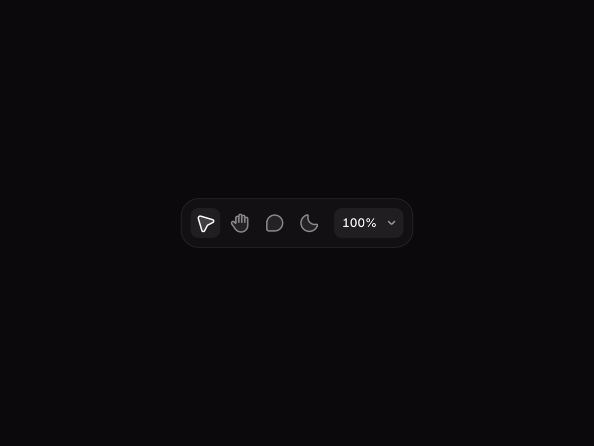 A close-up look at two dark-mode UI components from Framer 3.1, fea... - benjamin